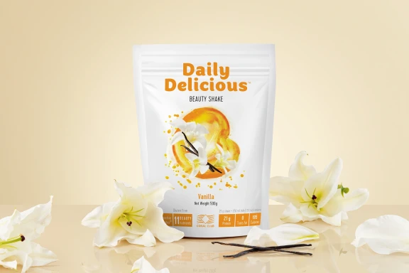  Daily Delicious Beauty Shake cu aromă de vanilie