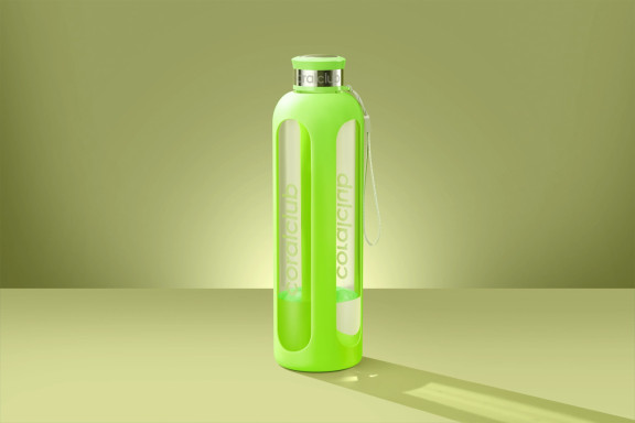 Recipient din sticlă ClearWater, Green